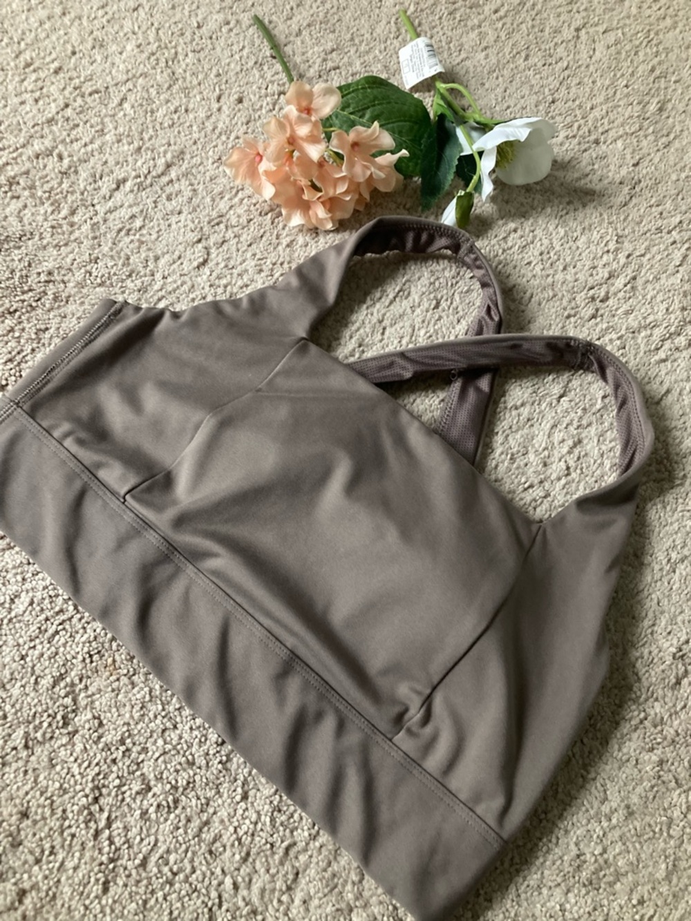 all in motion Taupe Activewear Top